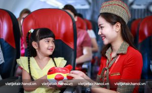 Quy định trẻ em đi máy bay của Vietjet Air