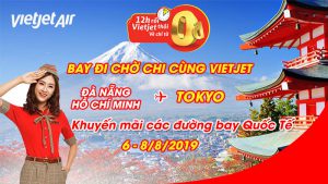 Săn vé máy bay Vietjet 0 đồng du lịch Nhật Bản