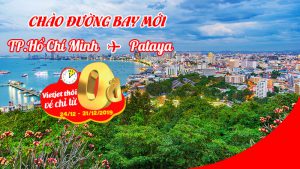 Khuyến mãi vé 0 đồng mừng đường bay Hồ Chí Minh – Pattaya Vietjet Air