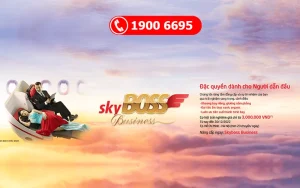 Vietjet Air ưu đãi hạng vé SkyBoss Business chỉ từ 3 triệu đồng