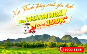 Vietjet Air ưu đãi vé máy bay đi Thanh Hóa 199k dịp Tết