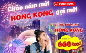 Vietjet Air mở bán vé máy bay đi Hong Kong 2023 từ 660.000đ